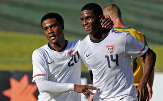 Robbie Findley, Edson Buddle, USA (Getty Images)